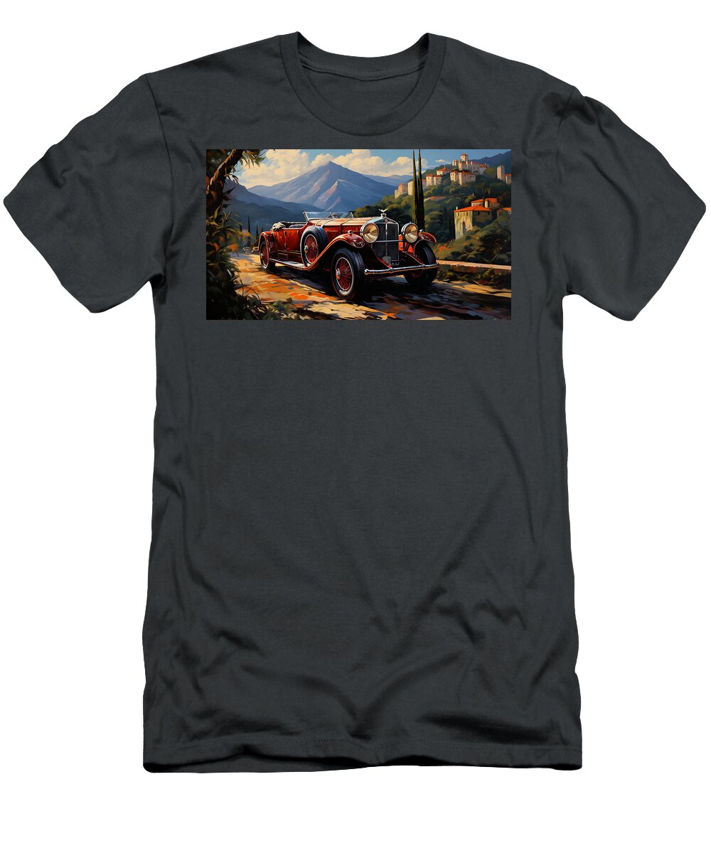 1 1918 Isotta Fraschini Tipo 8 53l Roadster Stu By Asar Studios Celestial Images T-Shirt