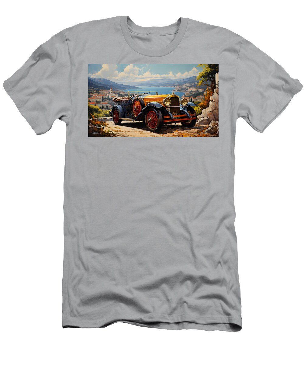 1 1927 Isotta Fraschini Tipo 8b 53l Roadster By Asar Studios Celestial Images T-Shirt