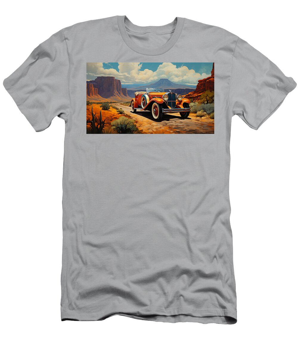 1 1928 Chrysler Imperial Roadster Stunning Deser By Asar Studios Celestial Images T-Shirt