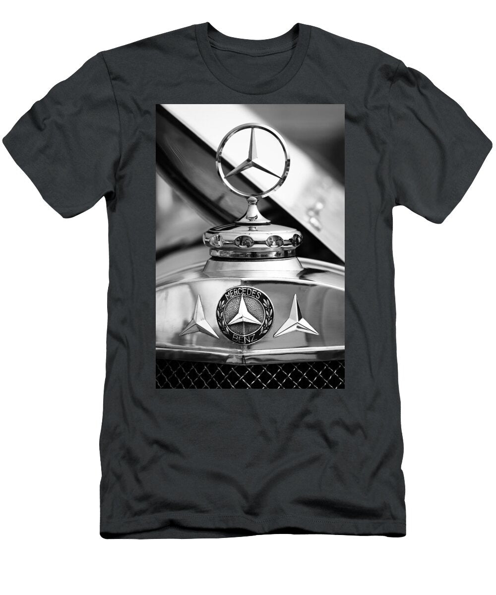 1 1929 Mercedes Benz Ss Barker Roadster Hood Ornament Emblem Jill Reger T-Shirt