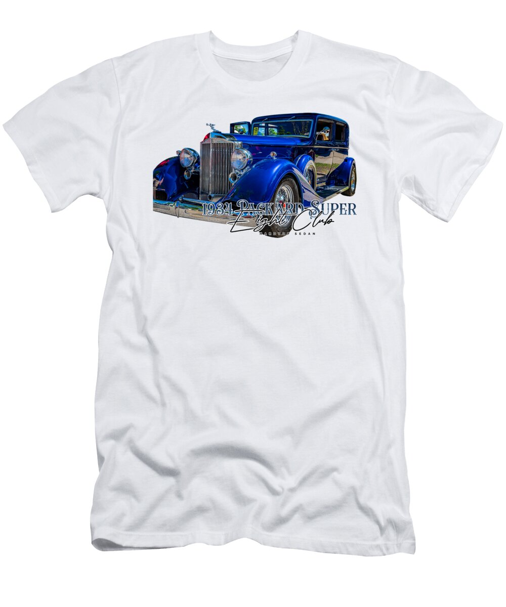 1 1934 Packard Super Eight Club Hardtop Sedan Gestalt Imagery T-Shirt