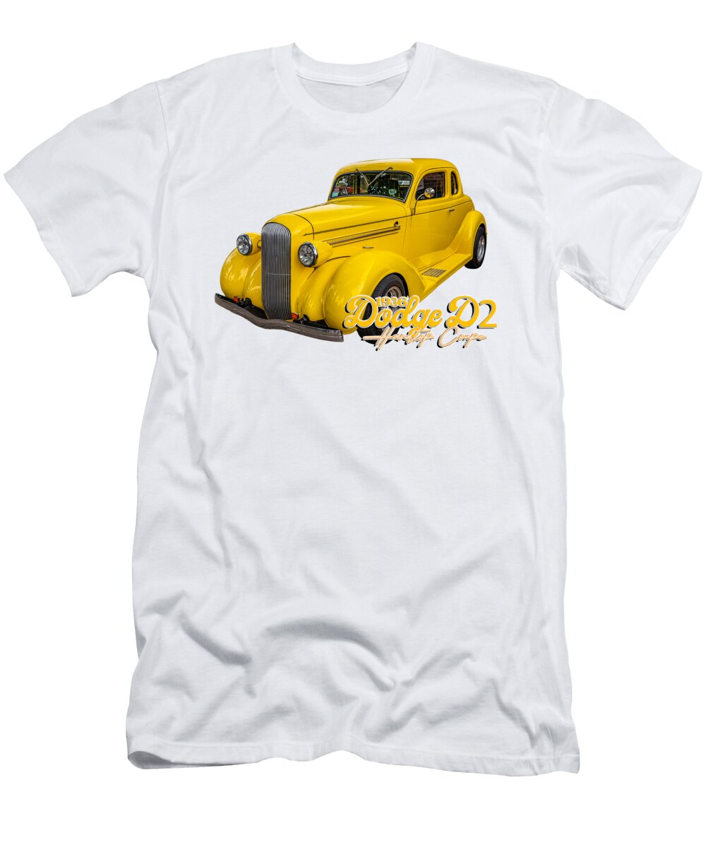 1 1936 Dodge D2 Hardtop Coupe Gestalt Imagery T-Shirt