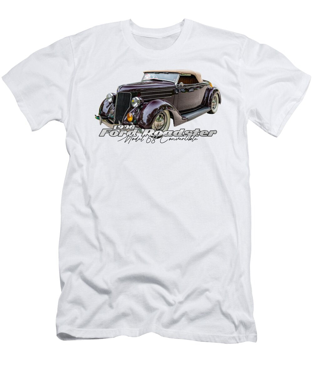 1 1936 Ford Roadster Model 68 Convertible Gestalt Imagery T-Shirt