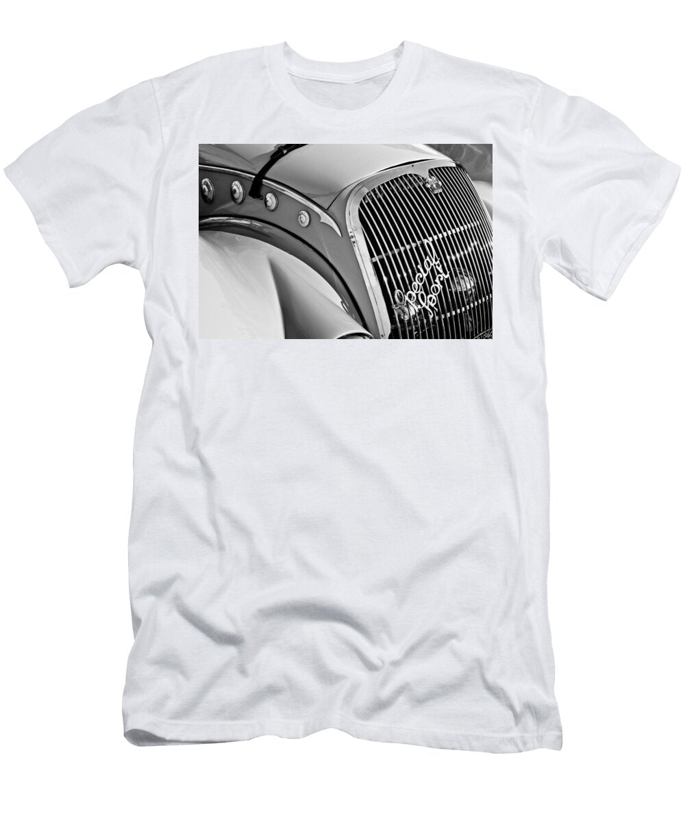 1 1937 Peugeot 402 Darlmat Legere Special Sport Roadster Recreation Grille Emblem Jill Reger T-Shirt
