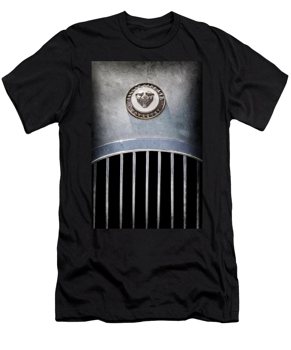 1 1952 Jaguar Xk120 Roadster Emblem Jill Reger T-Shirt