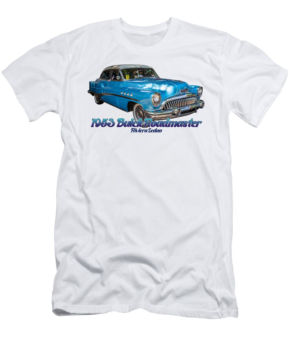 1 1953 Buick Roadmaster Riviera Sedan Gestalt Imagery T-Shirt