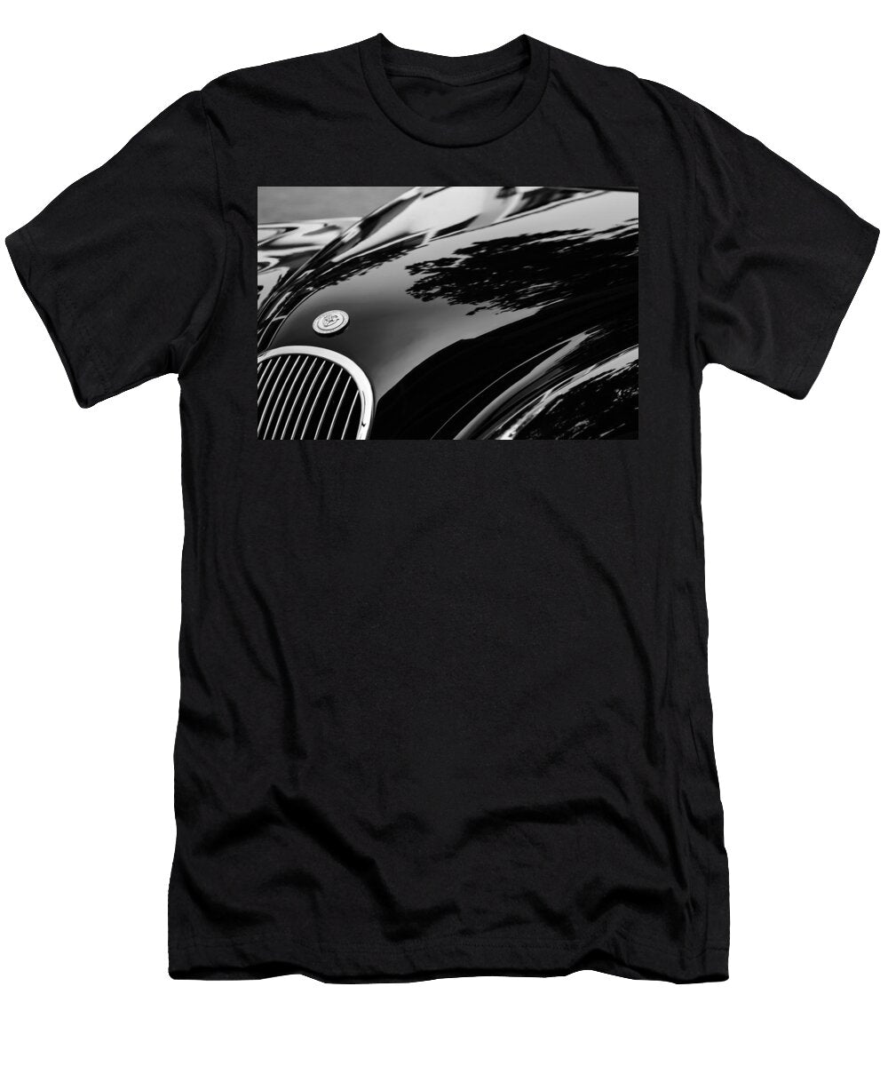 1 1954 Jaguar Xk 120 Roadster Hood Emblem Jill Reger T-Shirt