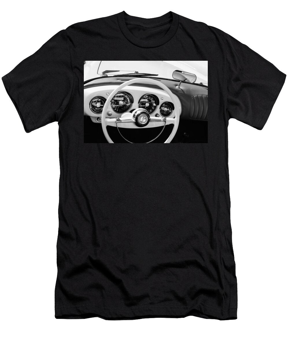 1 1954 Kaiser Darrin Roadster Steering Wheel Jill Reger T-Shirt