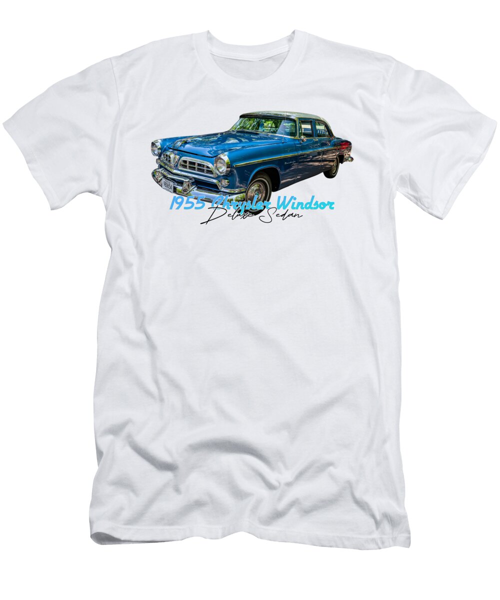 1 1955 Chrysler Windsor Deluxe Sedan Gestalt Imagery T-Shirt