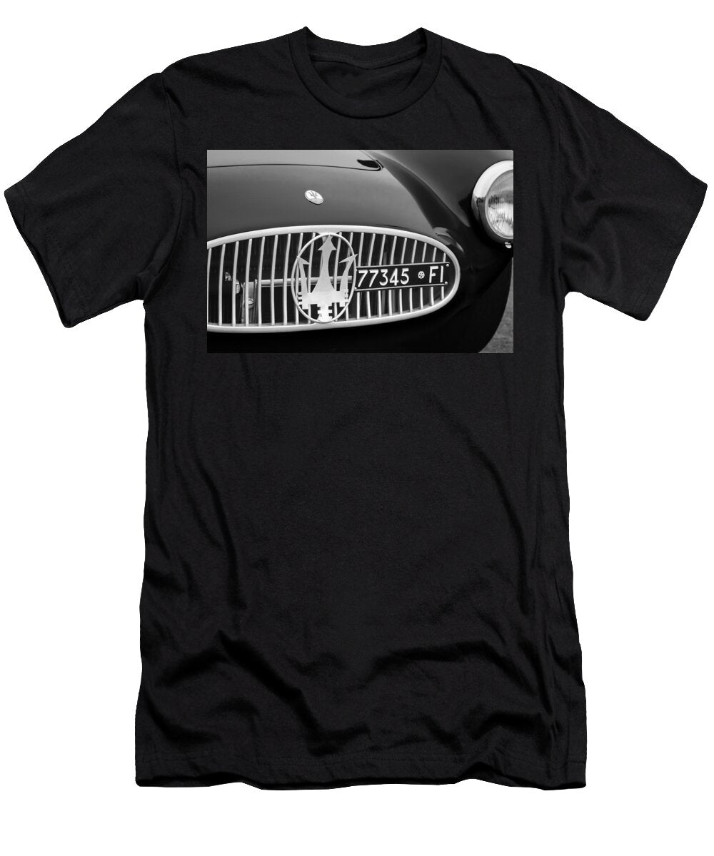 1 1955 Maserati A6gcs Roadster Grille Emblem Jill Reger T-Shirt