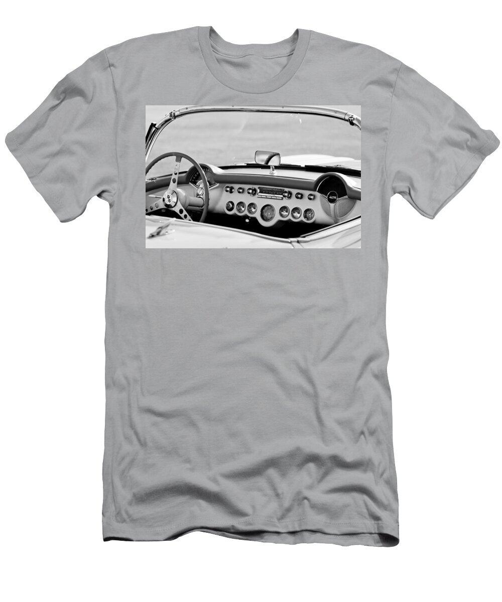 1 1957 Chevrolet Corvette Roadster Dashboard Jill Reger T-Shirt