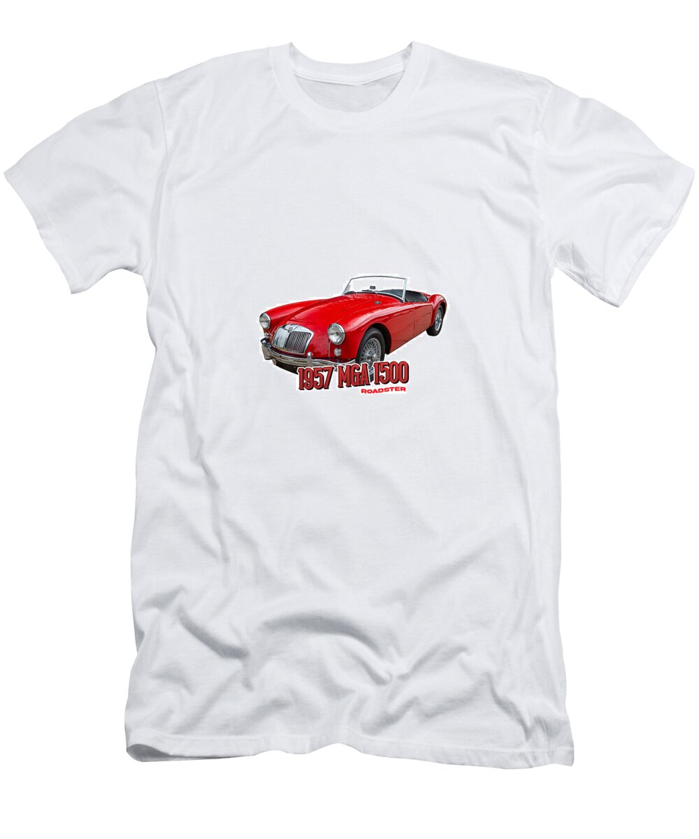 1 1957 Mga 1500 Roadster Gestalt Imagery T-Shirt