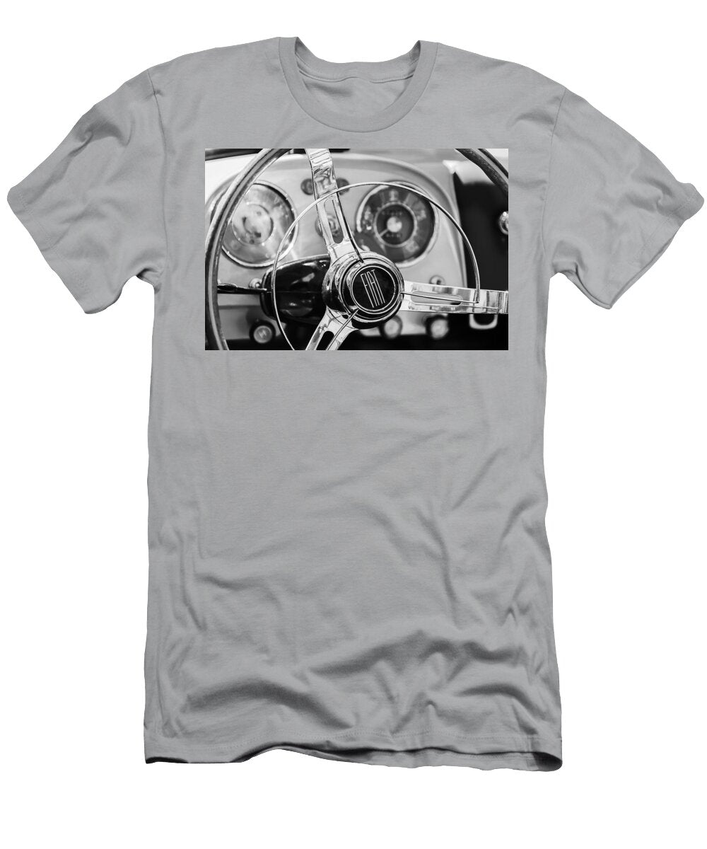 1 1958 Fiat 1200 Tv Sportsman Roadster Steering Wheel Jill Reger T-Shirt