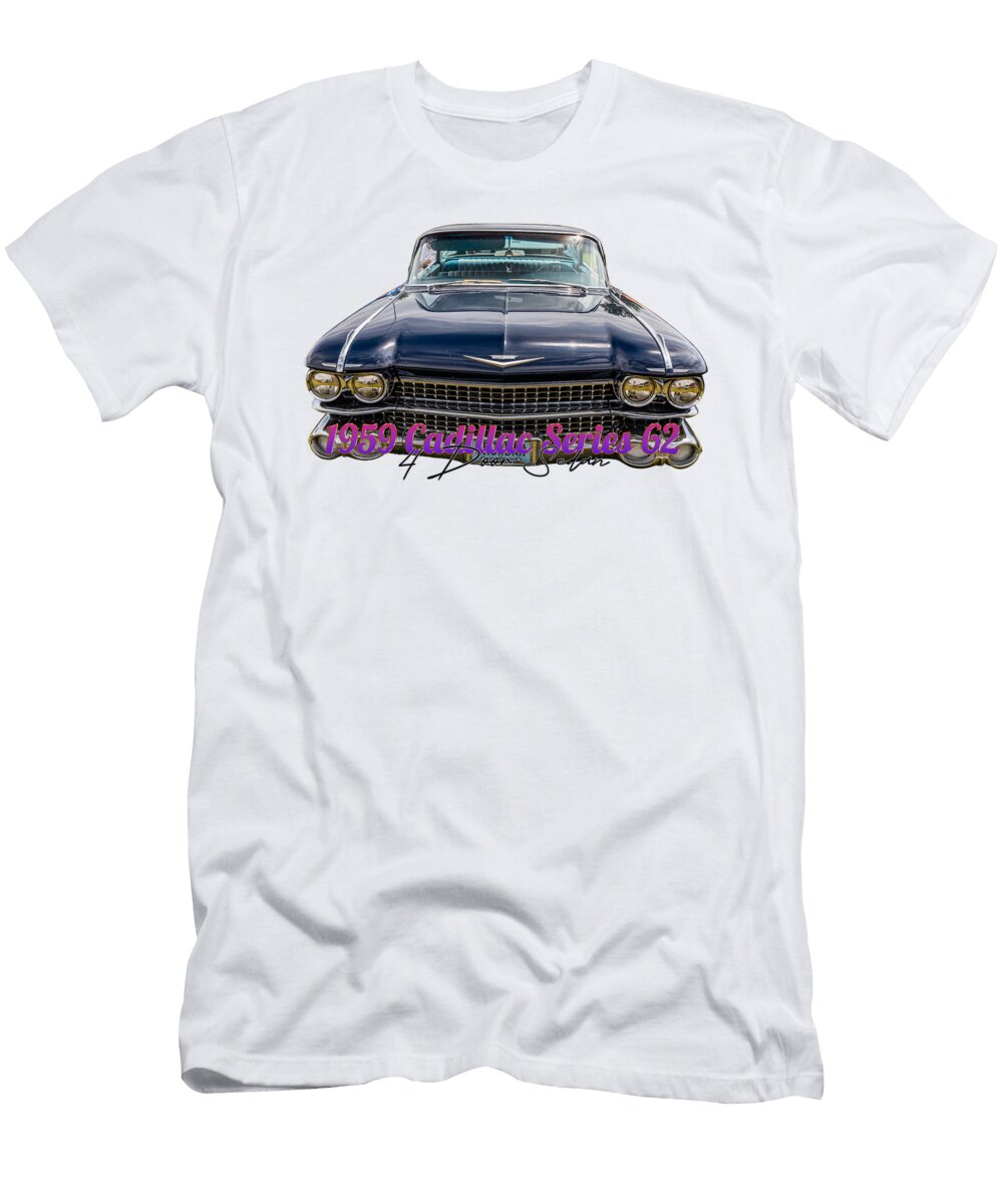 1 1959 Cadillac Series 62 4 Door Sedan Gestalt Imagery T-Shirt