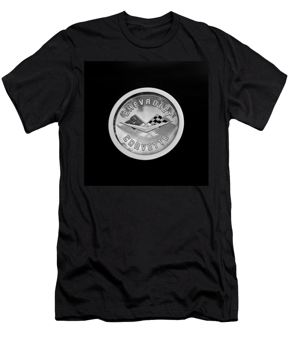 1 1960 Chevrolet Corvette Roadster Emblem Jill Reger T-Shirt