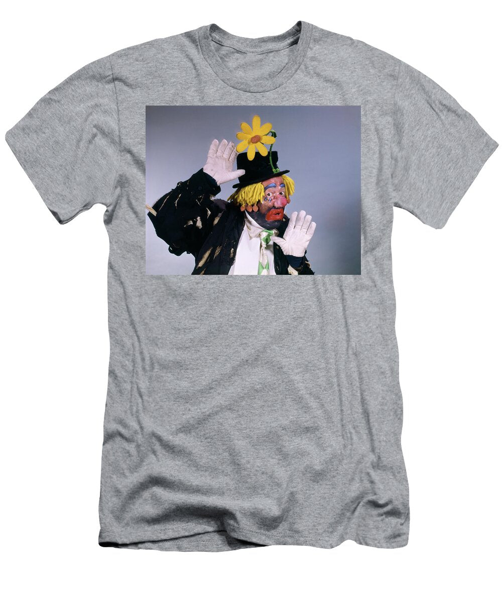 1 1960s Hobo Style Clown Wearing Top Hat Vintage Images T-Shirt