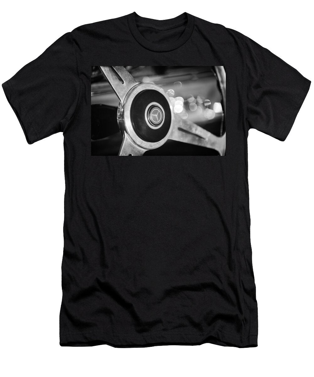 1 1961 Mercedes Benz 300sl Roadster Steering Wheel Emblem Jill Reger T-Shirt