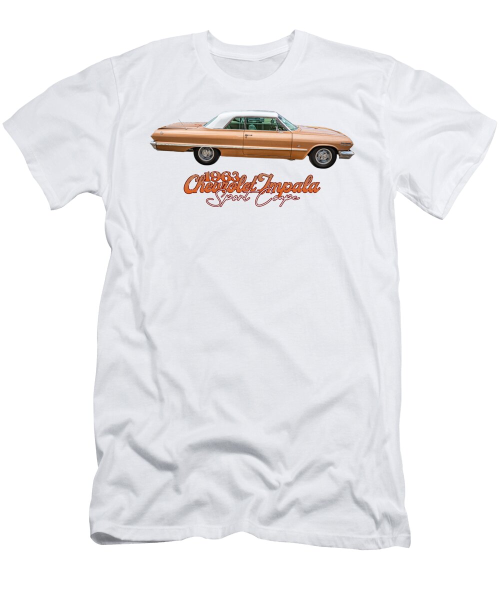1 1963 Chevrolet Impala Sport Coupe Gestalt Imagery T-Shirt
