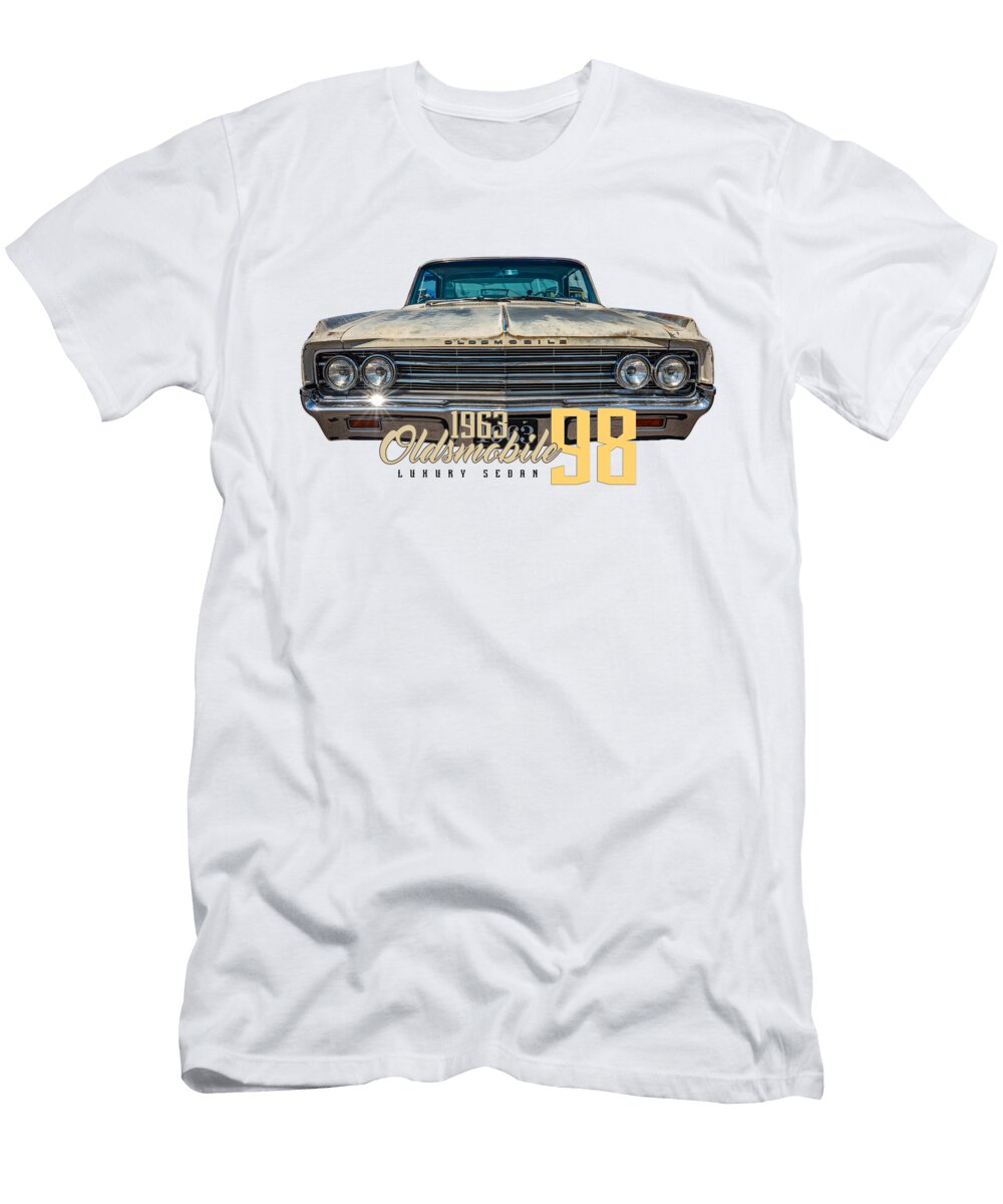 1 1963 Oldsmobile 98 Luxury Sedan Gestalt Imagery T-Shirt