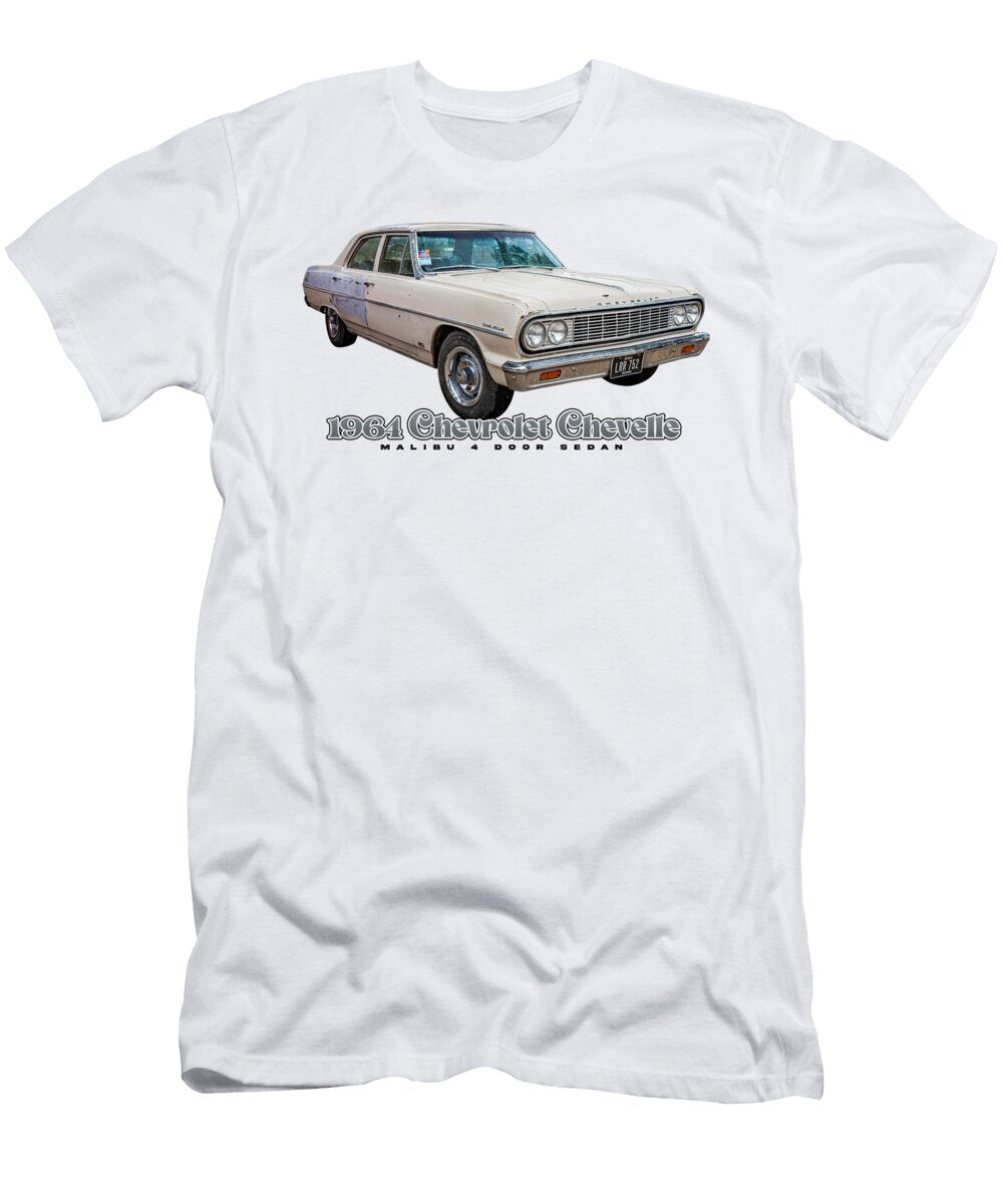 1 1964 Chevrolet Chevelle Malibu 4 Door Sedan Gestalt Imagery T-Shirt