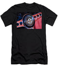1 1967 Jaguar E Type Series I 42 Roadster Steering Wheel Emblem Jill Reger T-Shirt