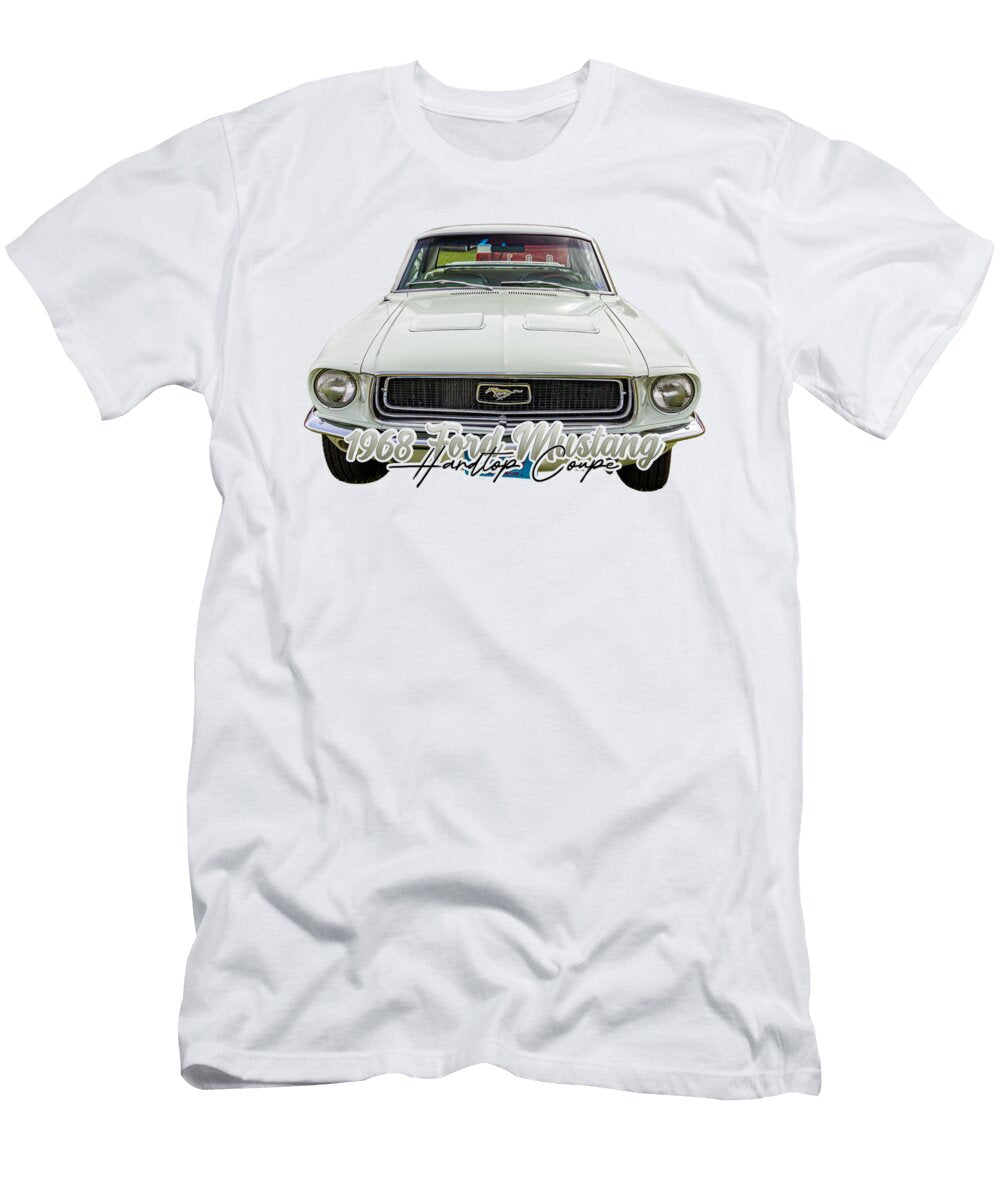 1 1968 Ford Mustang Hardtop Coupe Gestalt Imagery T-Shirt
