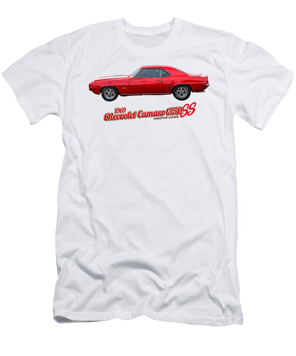 1 1969 Chevrolet Camaro 350 Ss Hardtop Coupe Gestalt Imagery T-Shirt