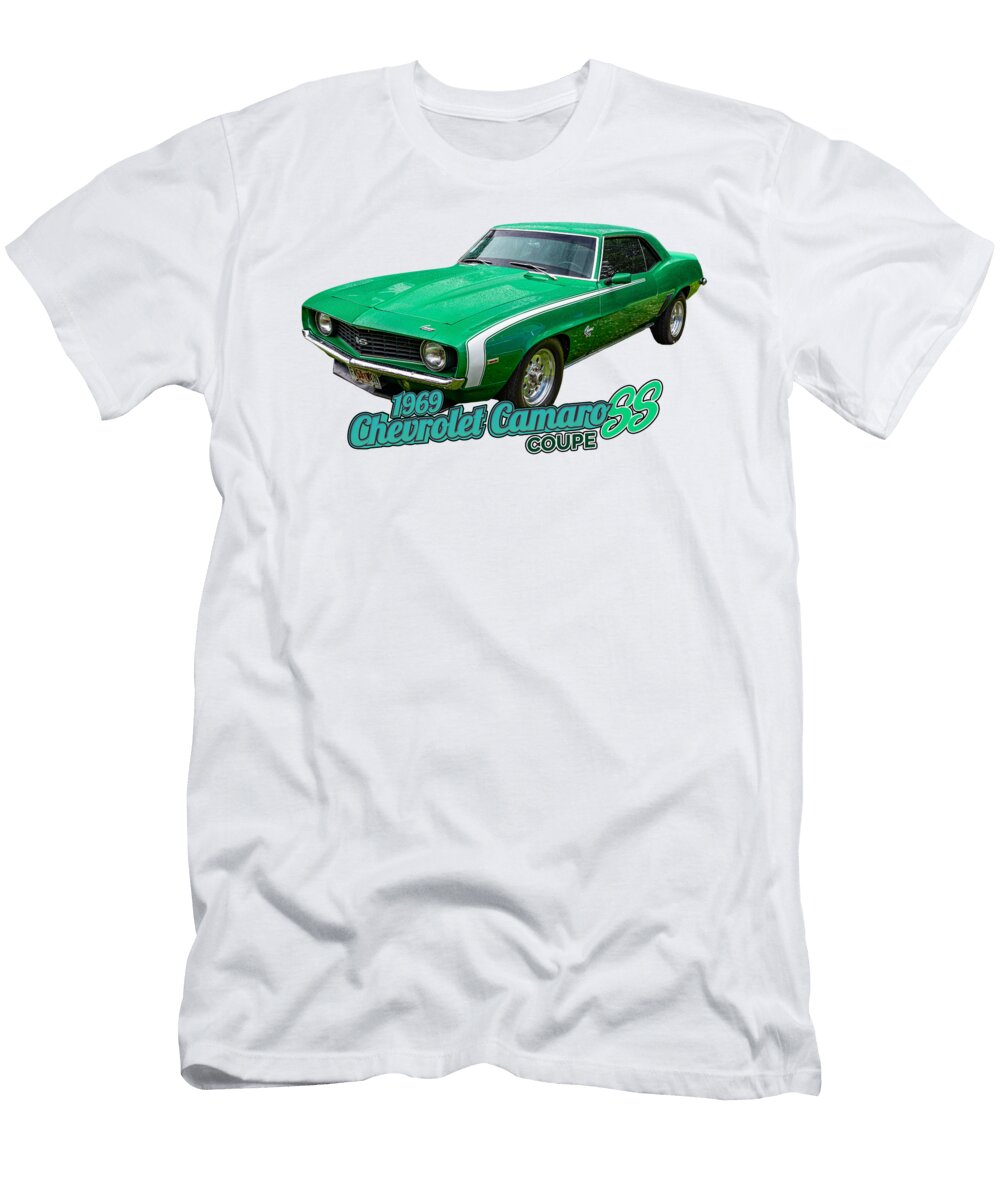 1 1969 Chevrolet Camaro Ss Coupe Gestalt Imagery T-Shirt