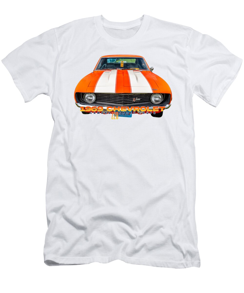 1 1969 Chevrolet Camaro Z28 Sport Coupe Gestalt Imagery T-Shirt