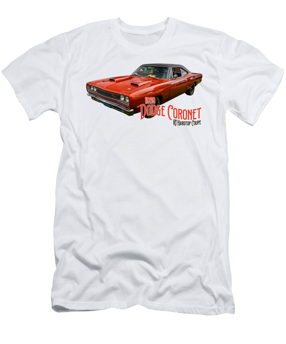 1 1969 Dodge Coronet Rt Hardtop Coupe Gestalt Imagery T-Shirt