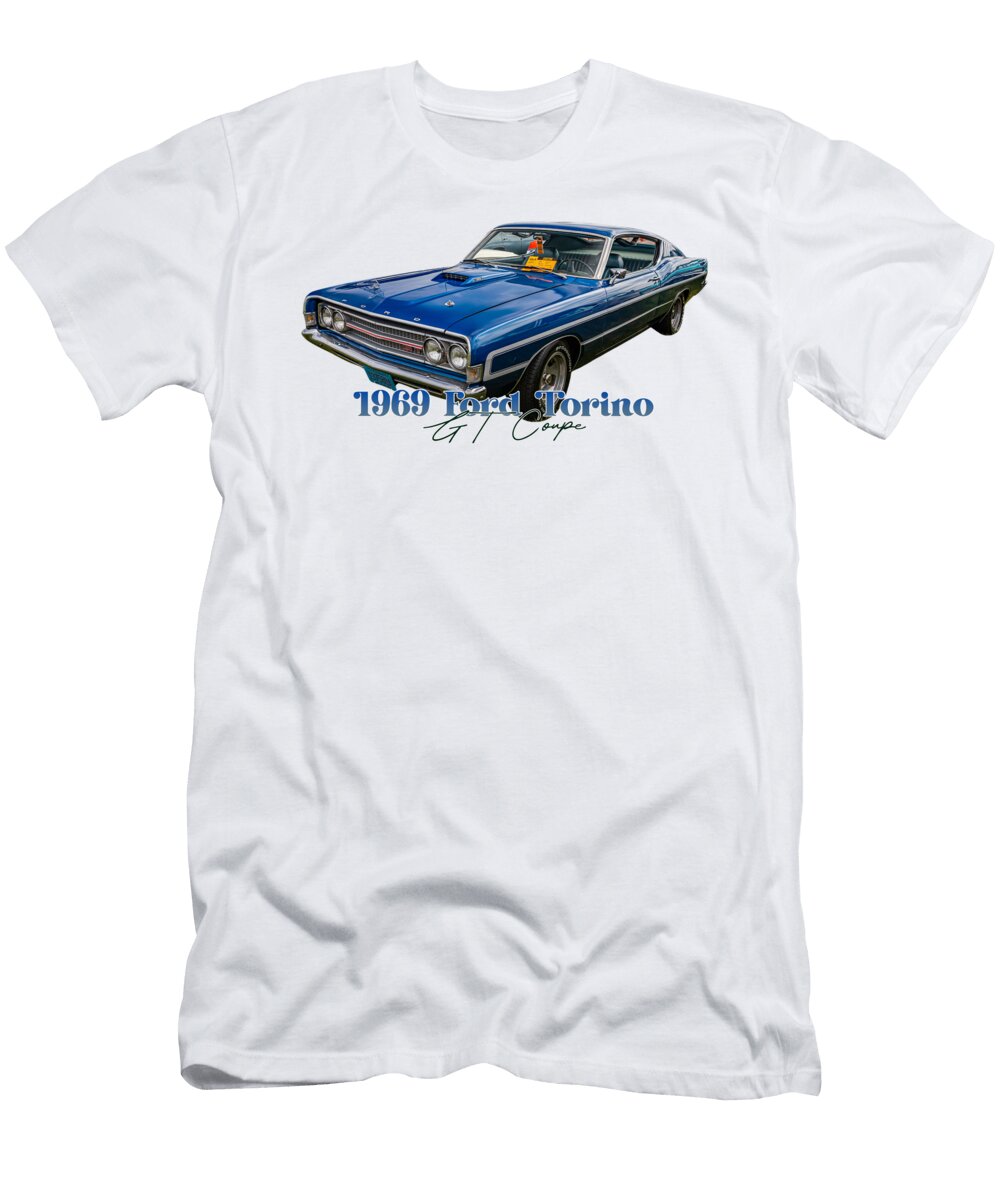 1 1969 Ford Torino Gt Coupe Gestalt Imagery T-Shirt