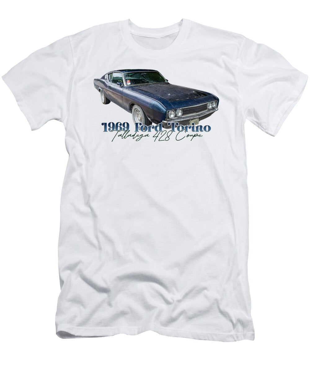 1 1969 Ford Torino Talladega 428 Coupe Gestalt Imagery T-Shirt