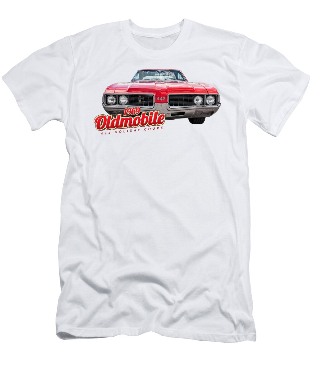 1 1969 Oldsmobile 442 Holiday Coupe Gestalt Imagery T-Shirt
