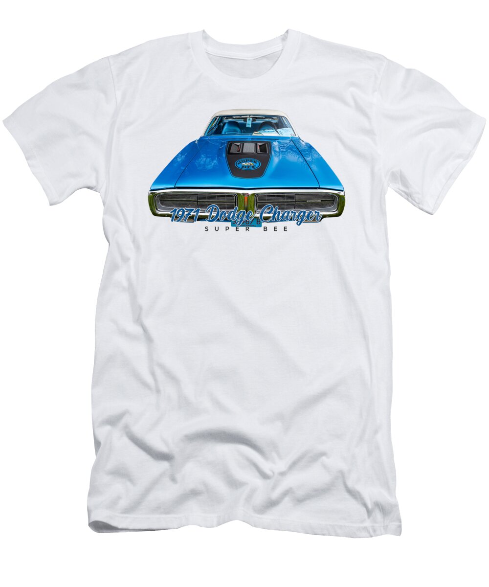 1 1971 Dodge Charger Super Bee Gestalt Imagery T-Shirt