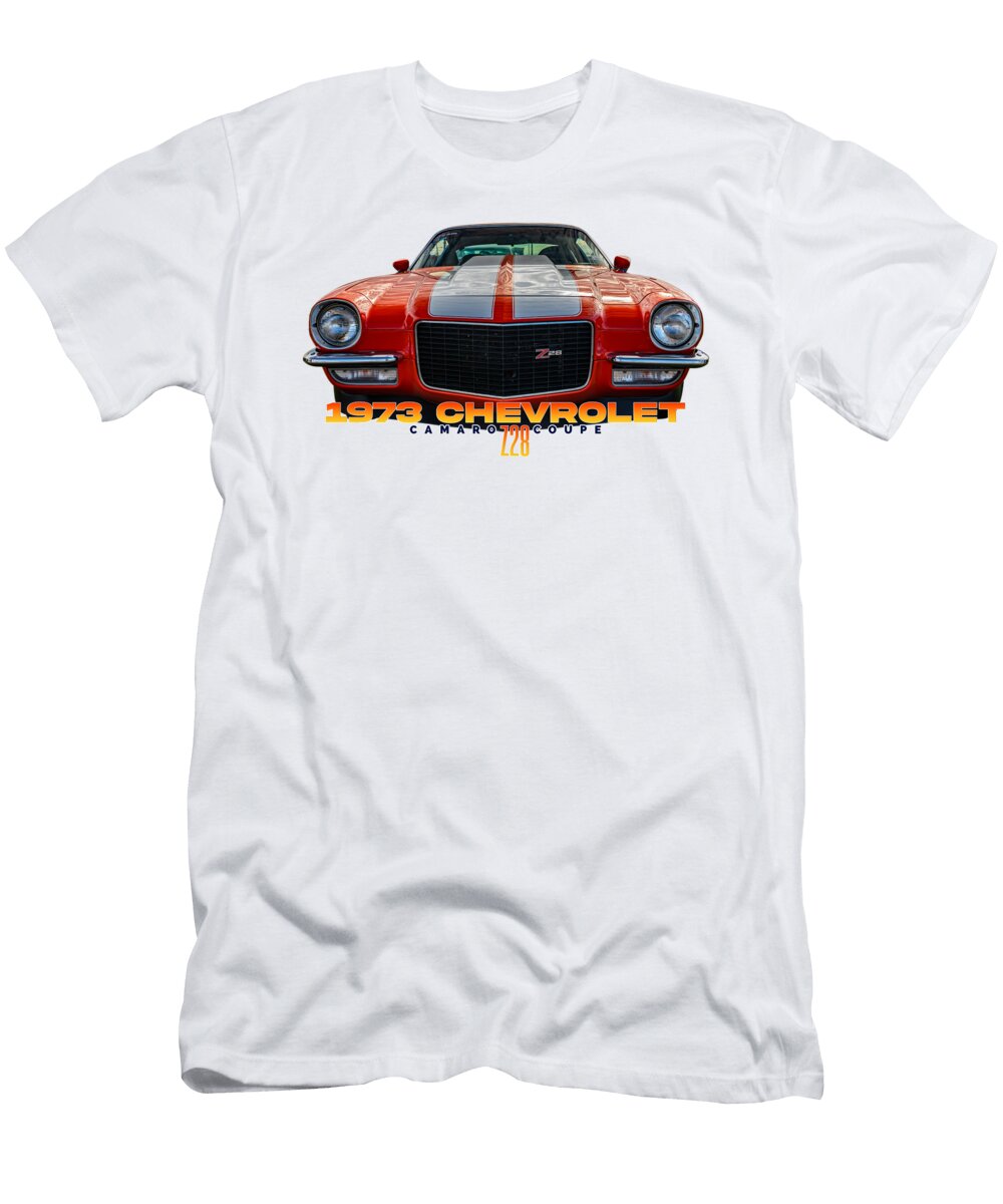 1 1973 Chevrolet Camaro Z28 Gestalt Imagery T-Shirt