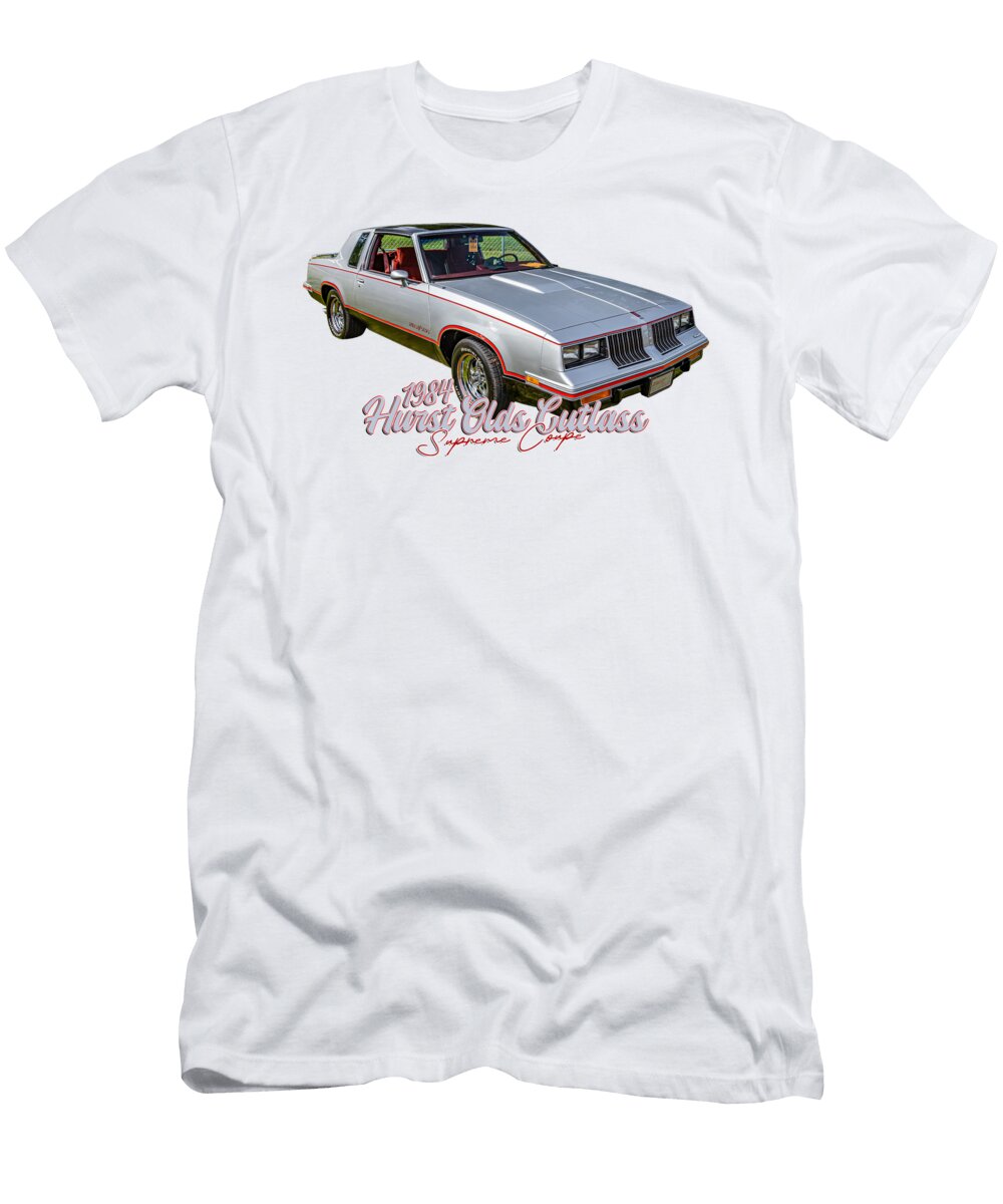 1 1984 Hurst Olds Cutlass Supreme Coupe Gestalt Imagery T-Shirt