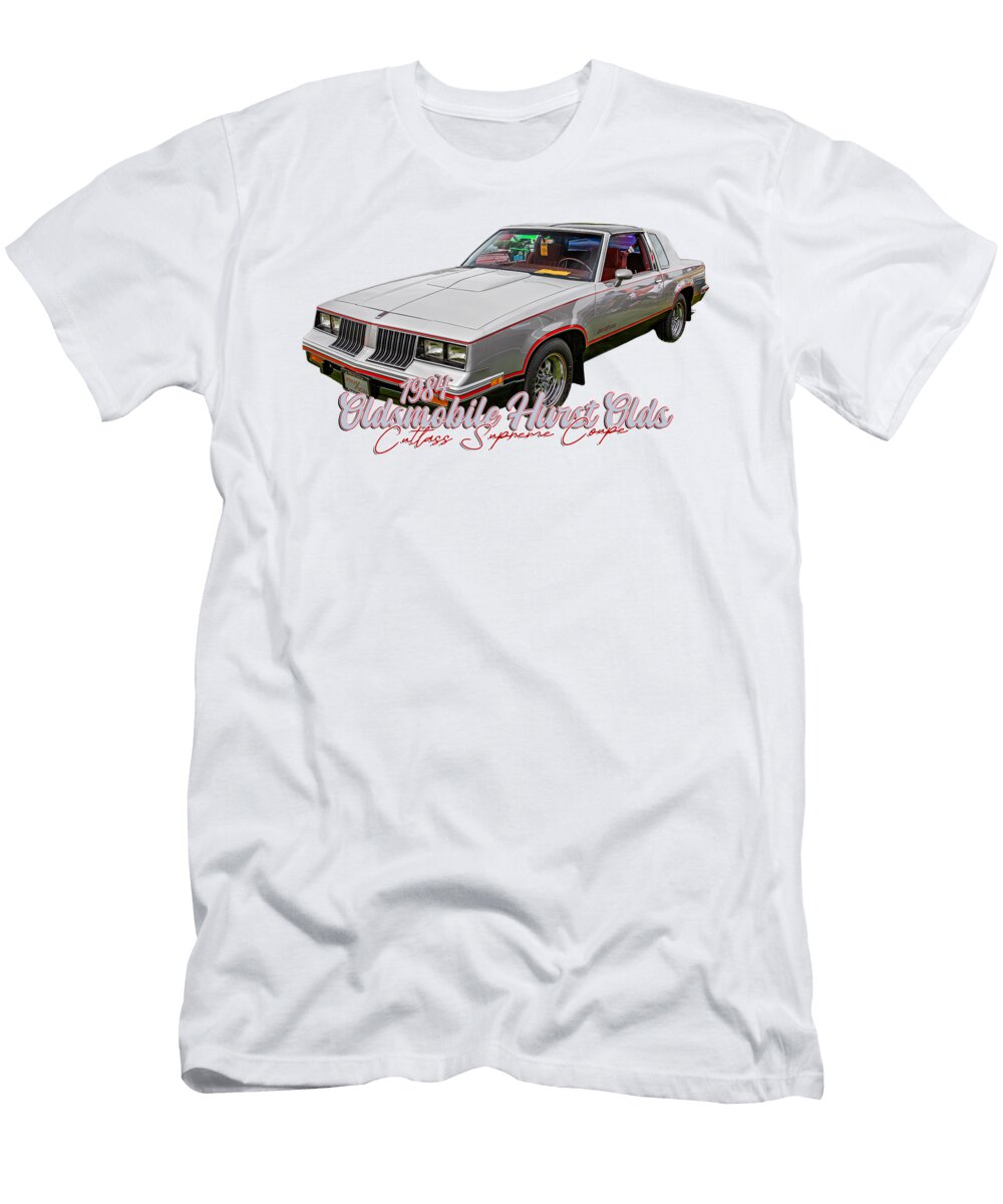 1 1984 Oldsmobile Hurst Olds Cutlass Supreme Coupe Gestalt Imagery T-Shirt