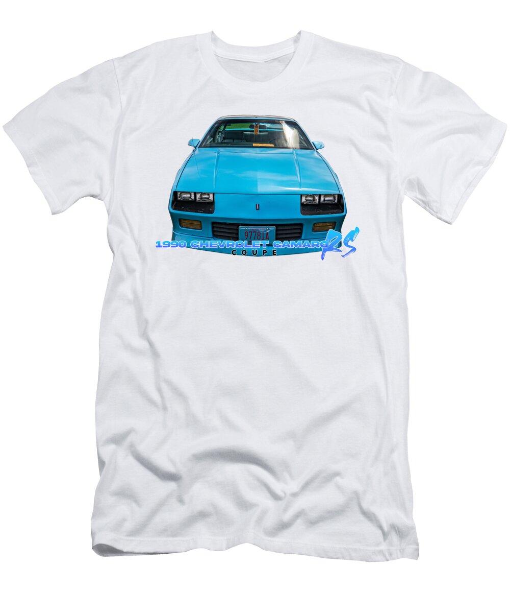 1 1990 Chevrolet Camaro Rs Coupe Gestalt Imagery T-Shirt