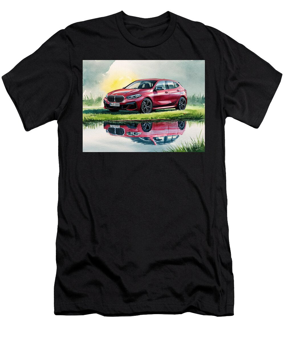 1 2021 BMW 128ti Series Watercolor Hatchback BMW Donato Williamson T-Shirt