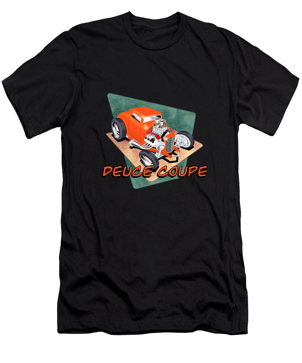 1 32 Deuce Coupe Scarab Motor Design T-Shirt