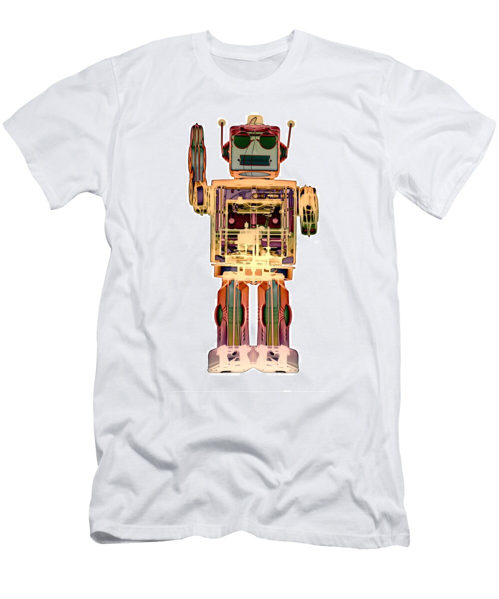1 4n0d3 X Ray Robot Art Roy Livingston T-Shirt