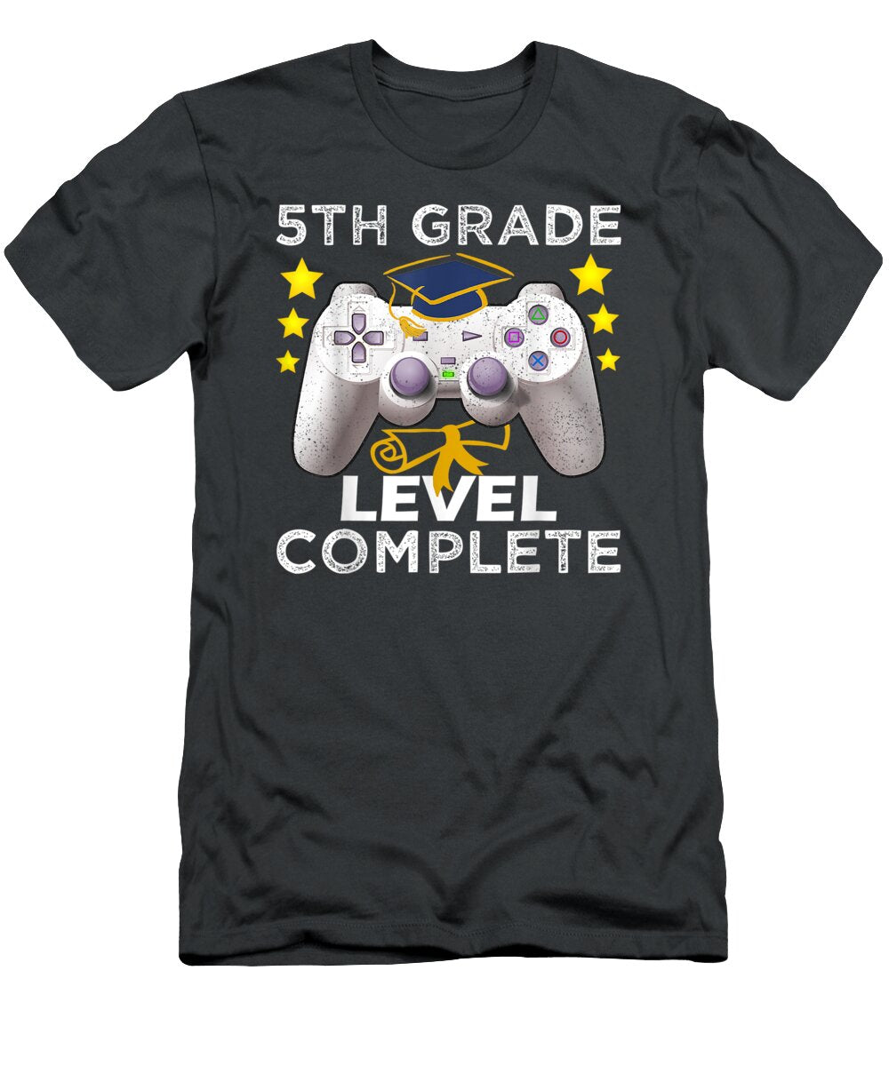 1 5th Grade Level Complete Gamer Class of 2021 Graduation Antek Ariana T-Shirt