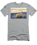 1 a 9 Seater Minibus on a Wall in Bruges Stefan Rotter T-Shirt