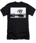 1 Adult Male Polar Bear in the Pristine Snow of Svalbard Jane Rix T-Shirt