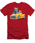 1 American Classic Hot Rod Pickup Truck Cartoon Jeff Hobrath T-Shirt