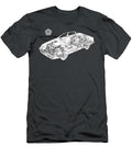 1 American Classic Sedan Chrysler Lebaron Gts Cutaway Art Vladyslav Shapovalenko T-Shirt