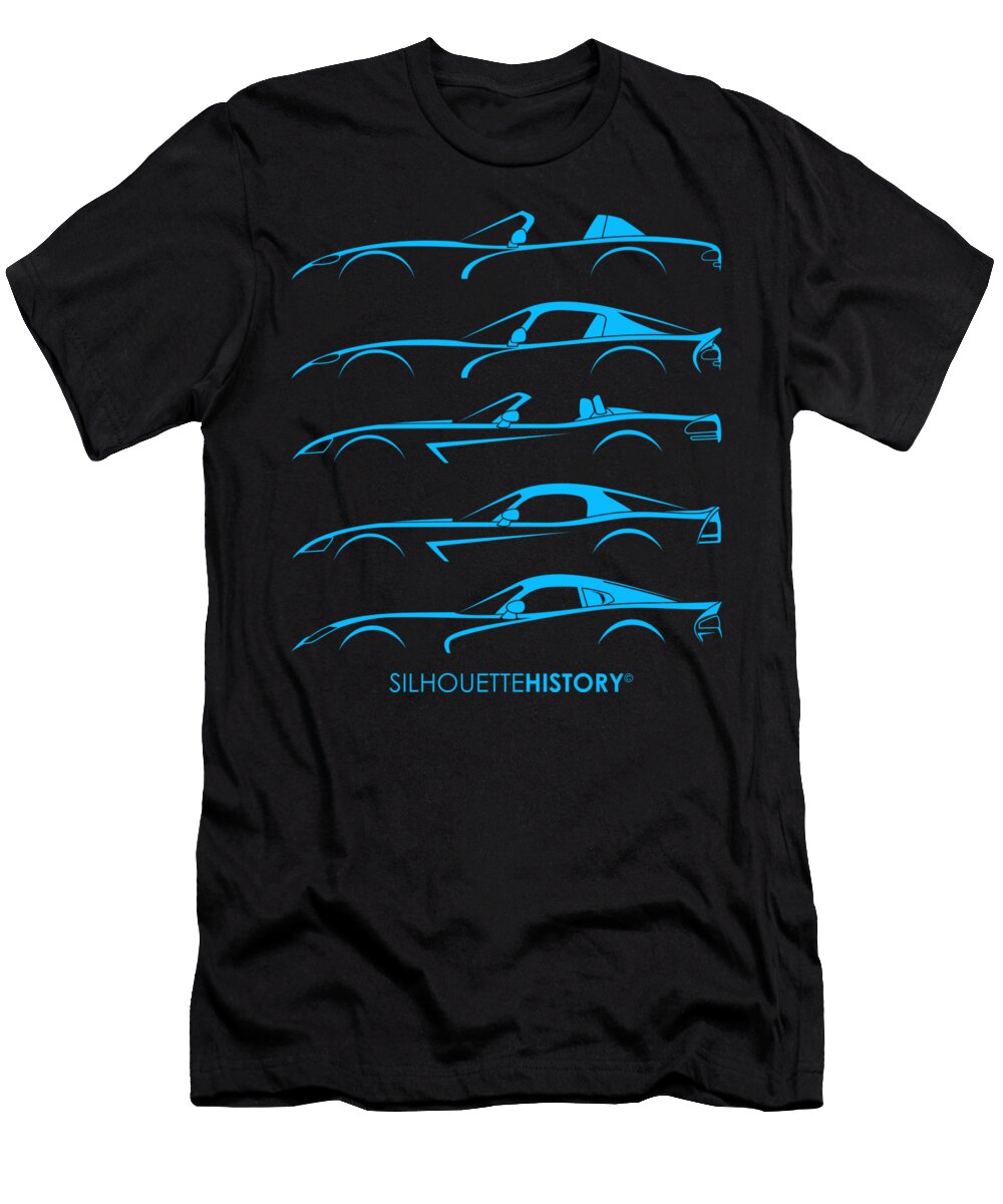 1 American Snakes Silhouettehistory Gabor Vida T-Shirt