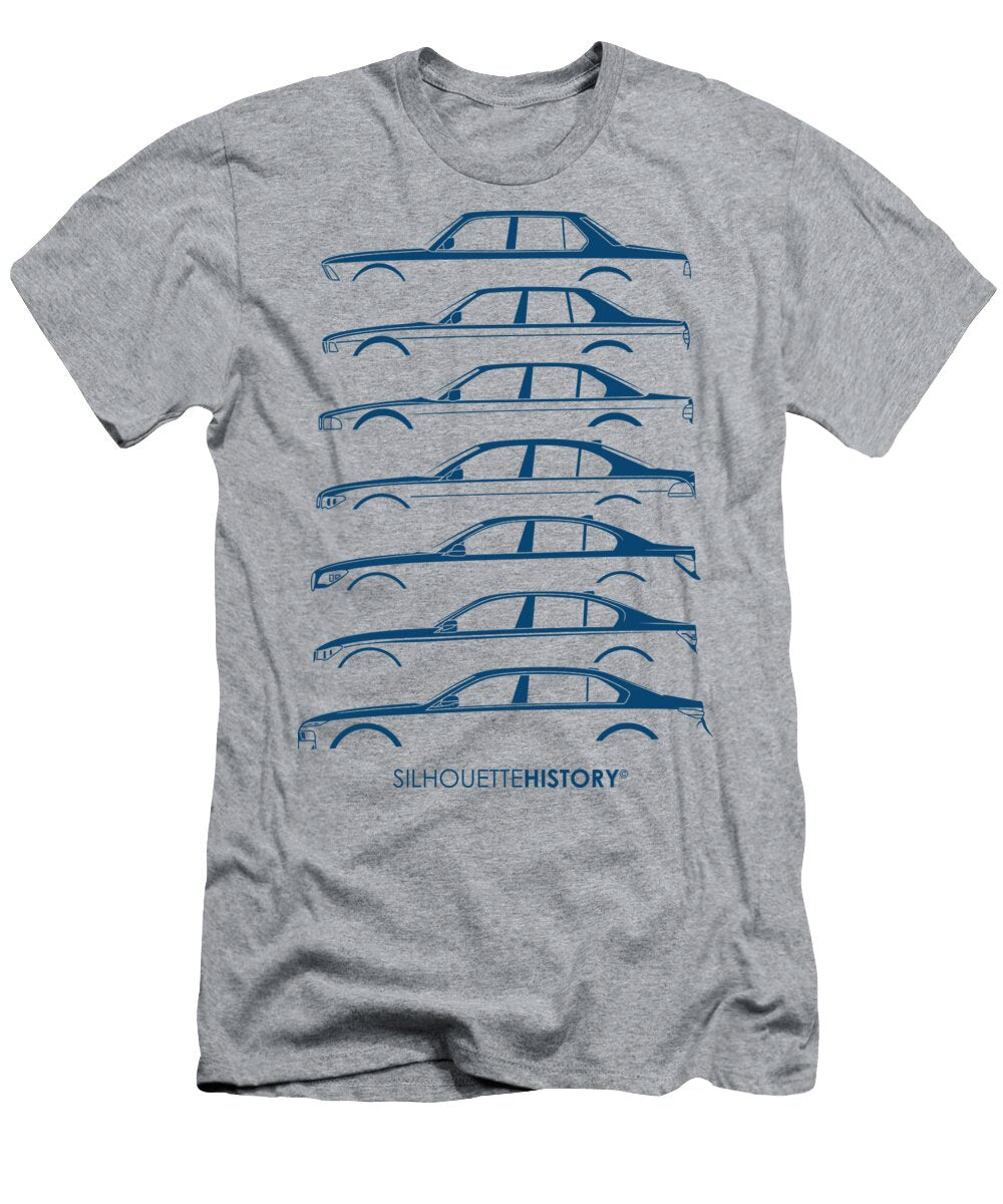 1 Bavarian Seven Silhouettehistory Gabor Vida T-Shirt