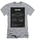 1 BMW 325i E36 Sedan Blueprint Interlakes Interlakes T-Shirt
