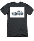 1 BMW 507 Roadster Classic Car Ink Drawing and Watercolor Frank Ramspott T-Shirt